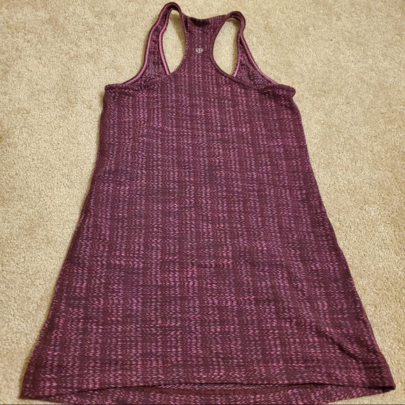 Lululemon long purple racer tank - Picture 2 of 3